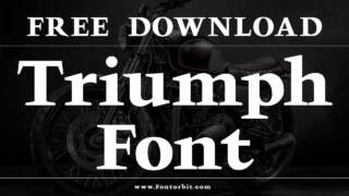 Triumph Font: A Strong & Stylish Typeface For Designers