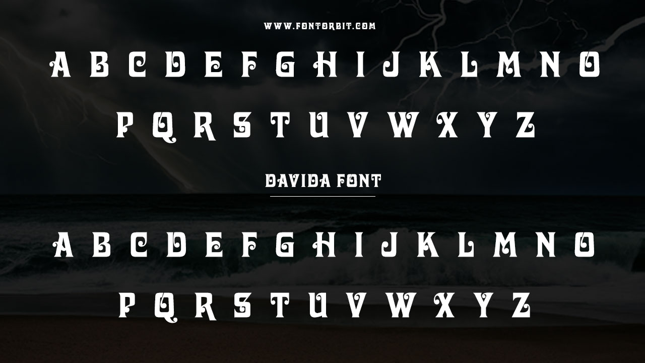 Type If The Davida Font (Font Family)