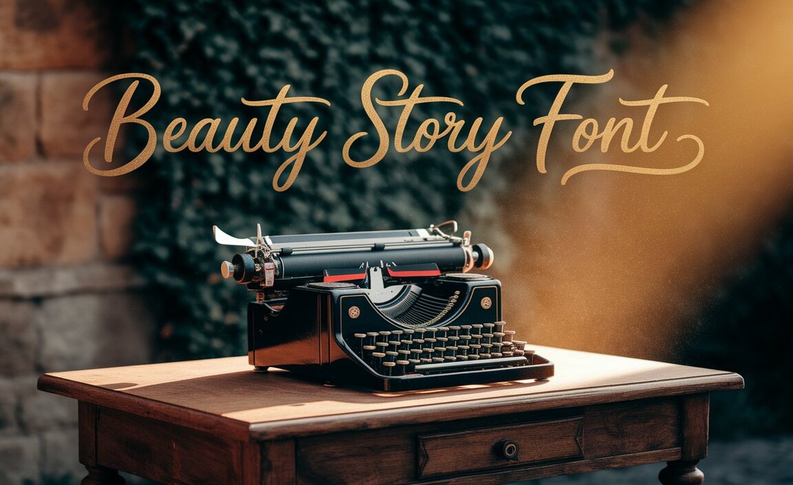 Type Of Beauty Story Font (Font Family)