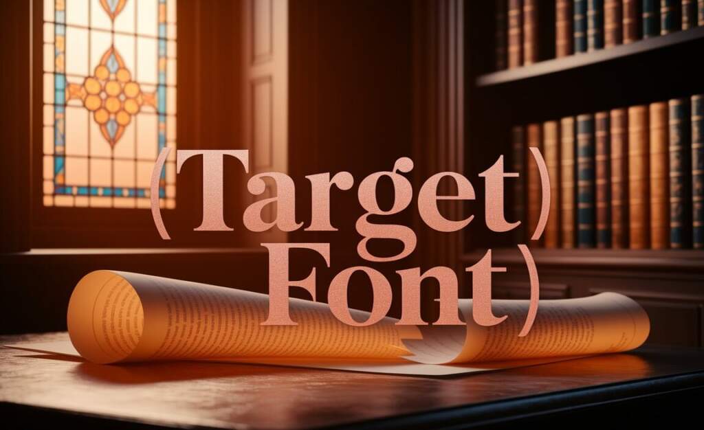 Target Font: Sleek Modern Typeface For Logos