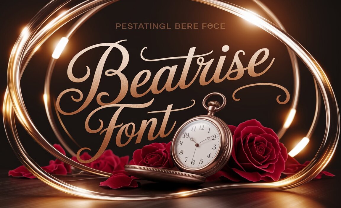 Type Of The Beatrise Font (Font Family)