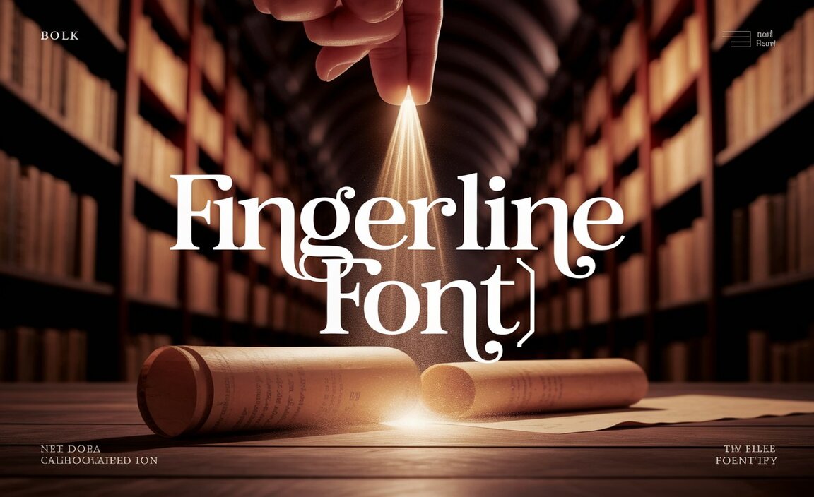 Type Of The Fingerline Font (Font Family)