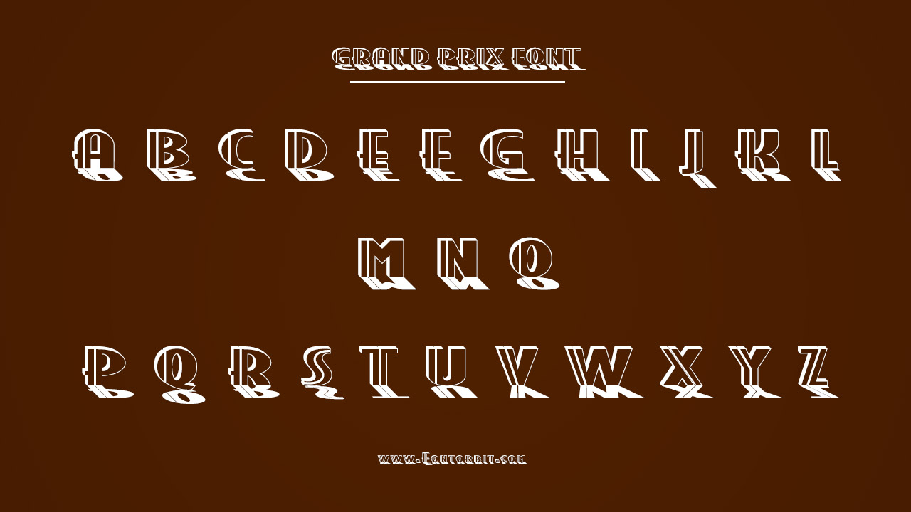 Type Of The Grand Prix Font (Font Family)