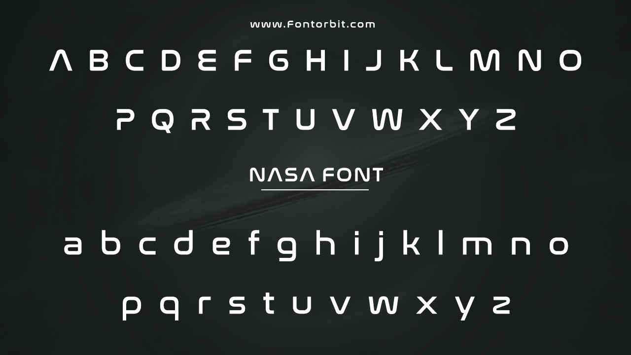 Type Of The NASA Font (Font Family)
