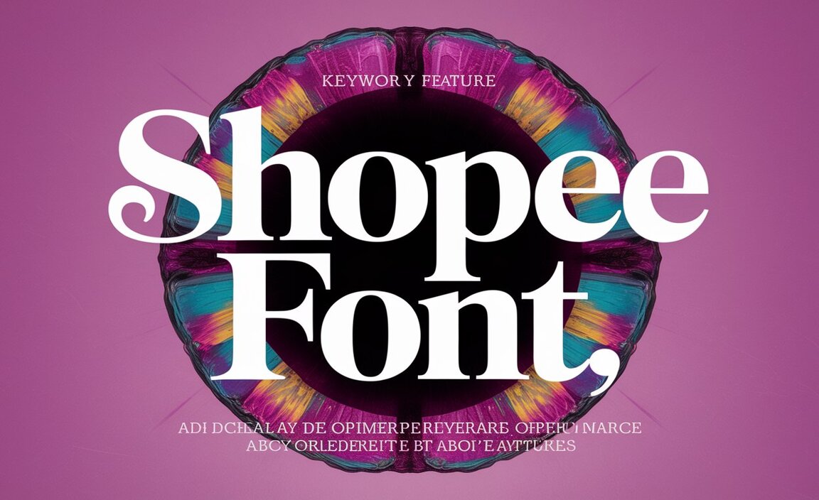 Type of Shopee Font (Font Family)