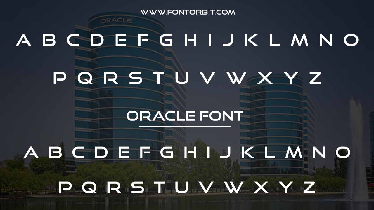 Types Of Oracle Font (Font Family)