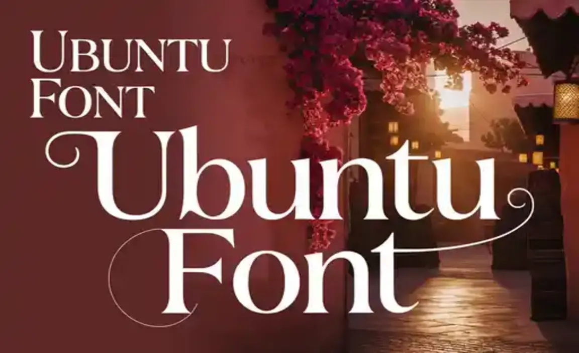 Ubuntu Font Family Includes