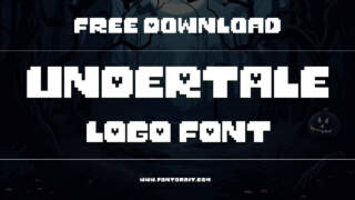 Undertale Logo Font: A Retro Pixel Typeface For Gaming Enthusiasts