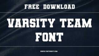Varsity Team Font Free Download