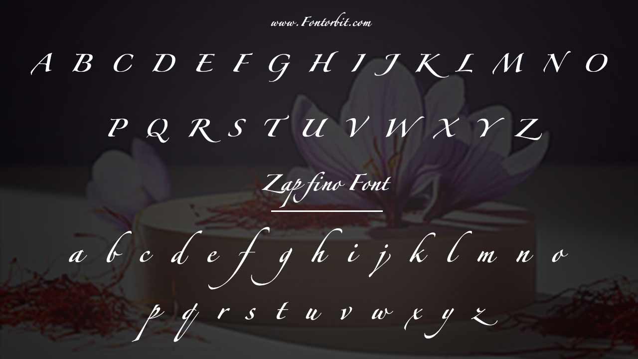What Is The Zapfino Font Family