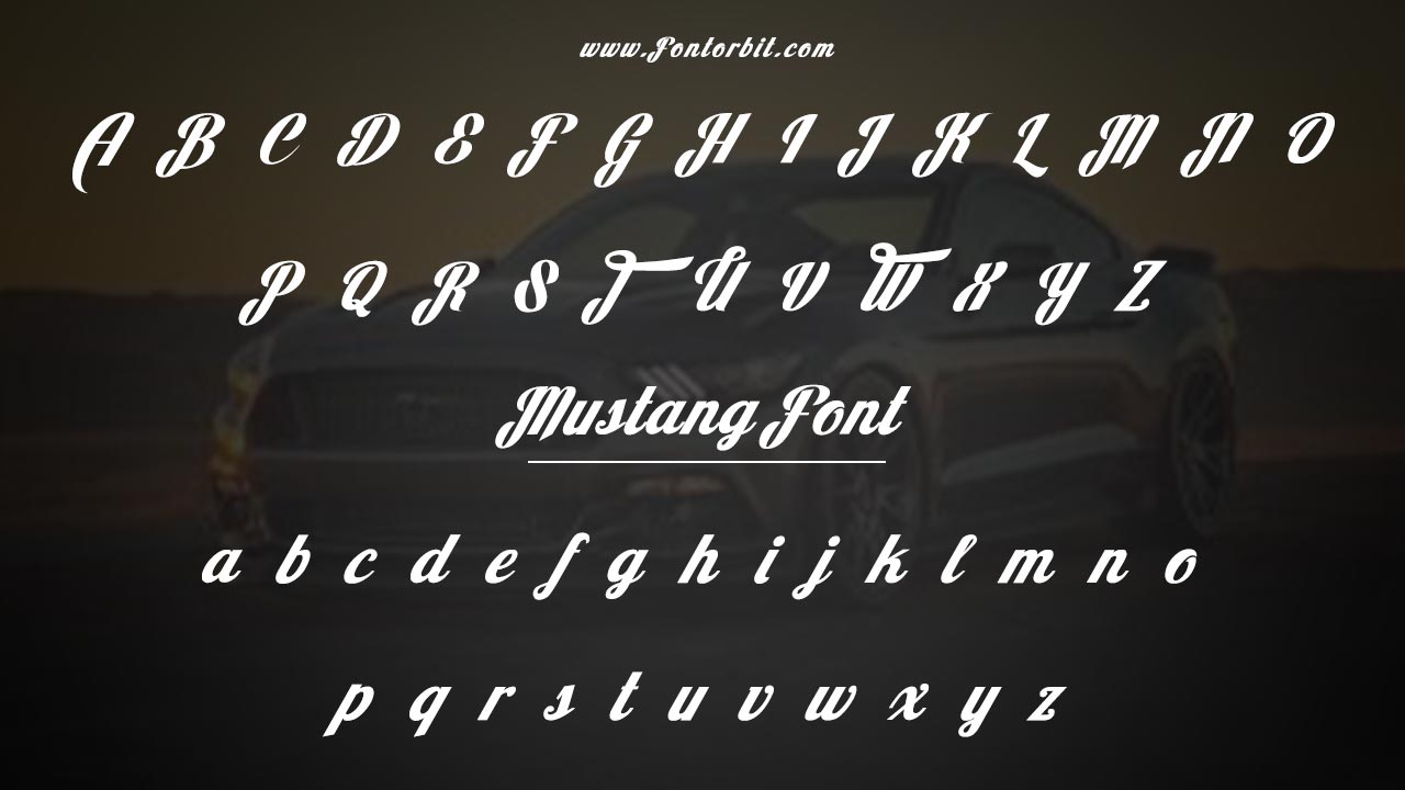 Where To Use Mustang Font