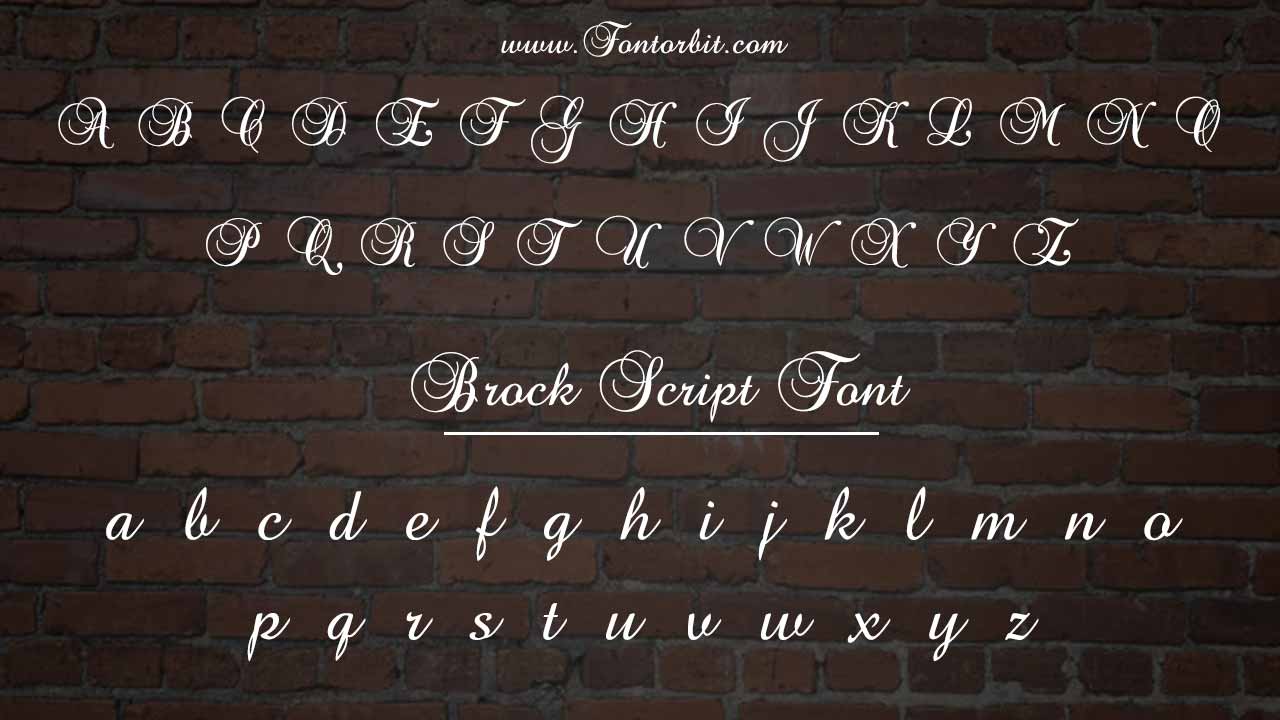 Why Choose Brock Script Font
