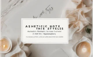 Aesthetic Notes Font: The Perfect Handwritten Style For Invitations