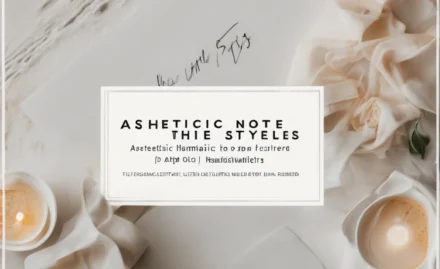 Aesthetic Notes Font: The Perfect Handwritten Style For Invitations