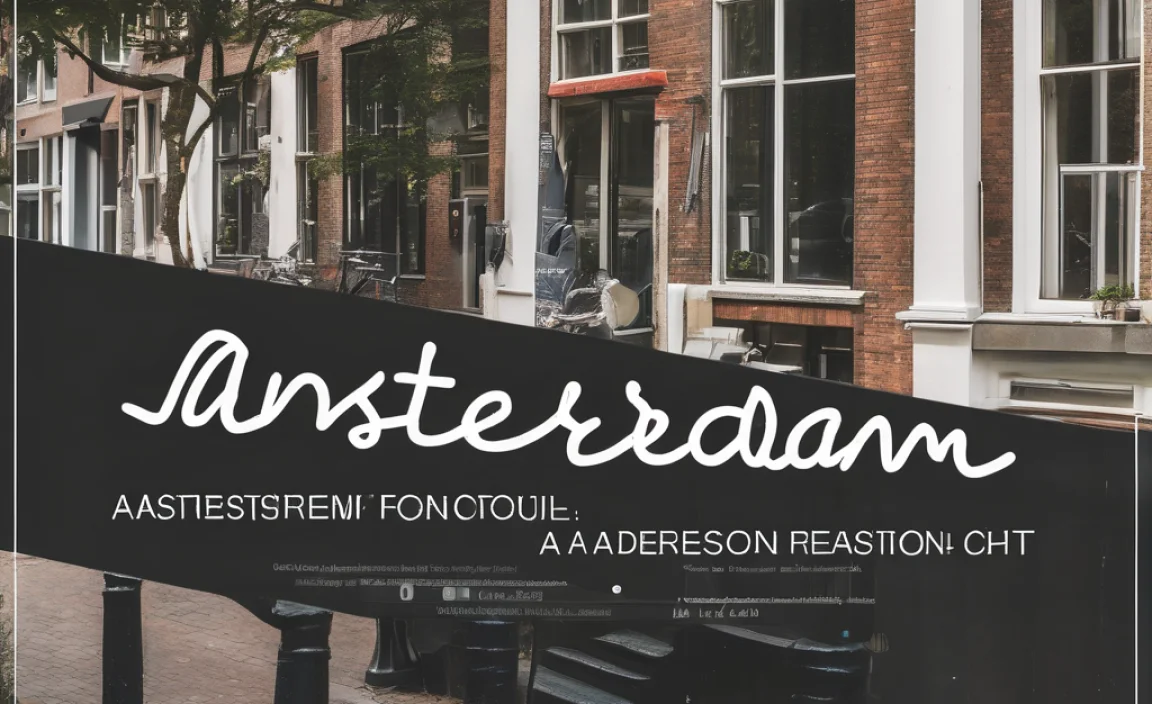 Amsterdam Signature Font – A Stylish Script For Designers