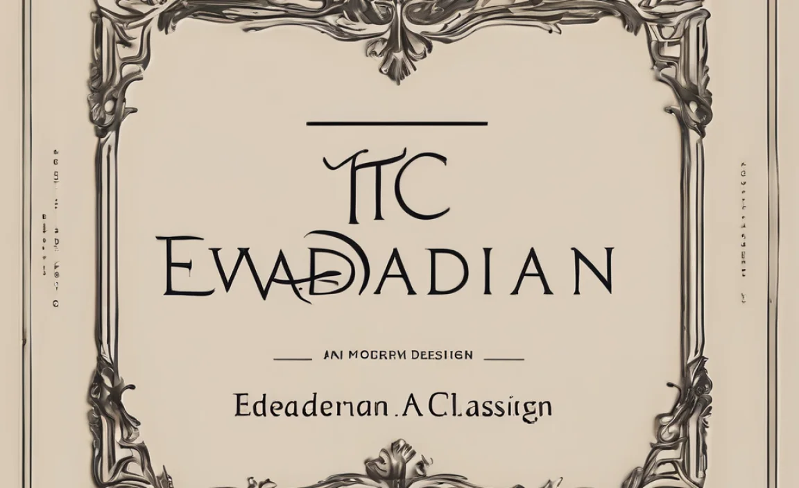 Edwardian Script ITC: A Classic Font In Modern Design