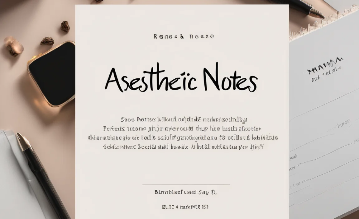 How To Install And Use Aesthetic Notes Font