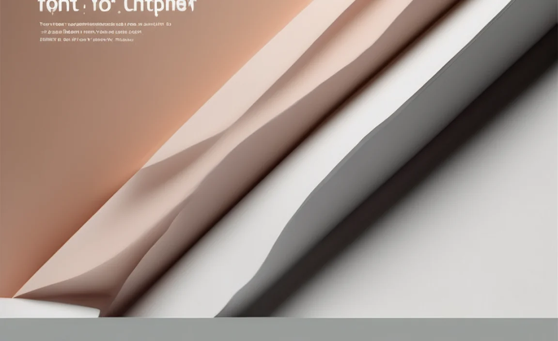 Key Features Of Line Fonts