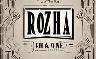 Rozha One Font: Elegant Serif Typeface For Your Designs