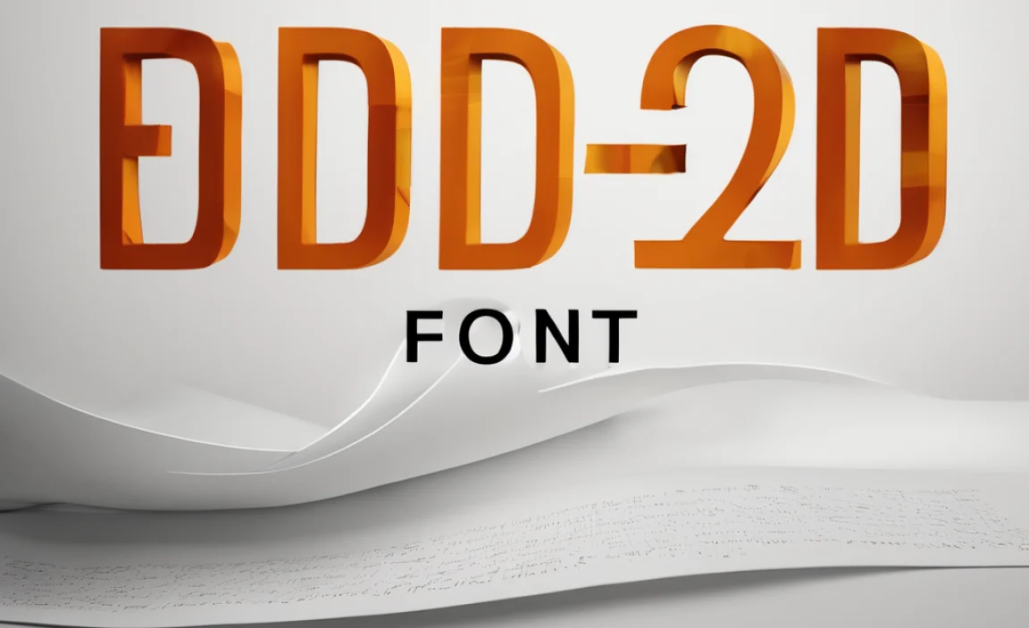 All About Of 2D Font