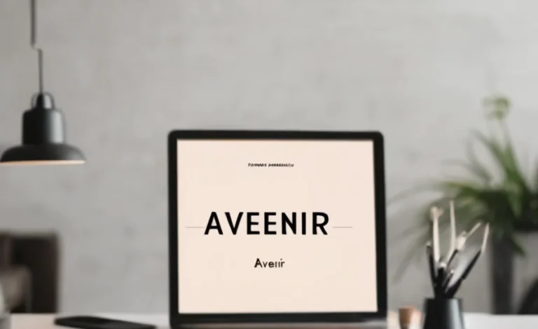 Discover the Timeless Charm of Avenir Font Family