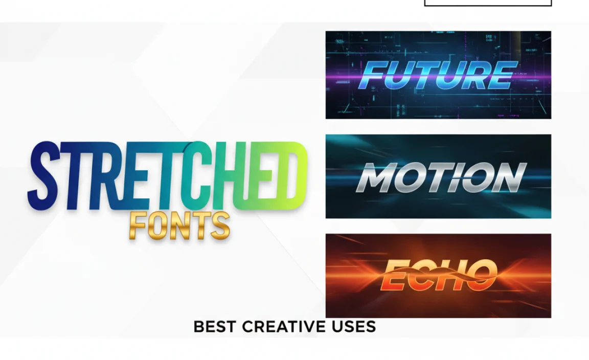 Best Creative Uses for Stretched-Out Fonts