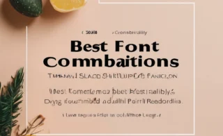 Top 10 Best Font Pairing Combinations Revealed!