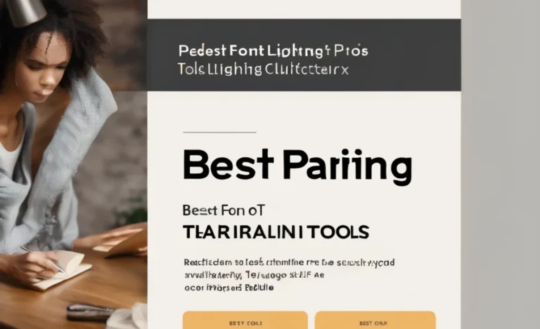 Top 7 Best Font Pairing Tools for Designers 2023