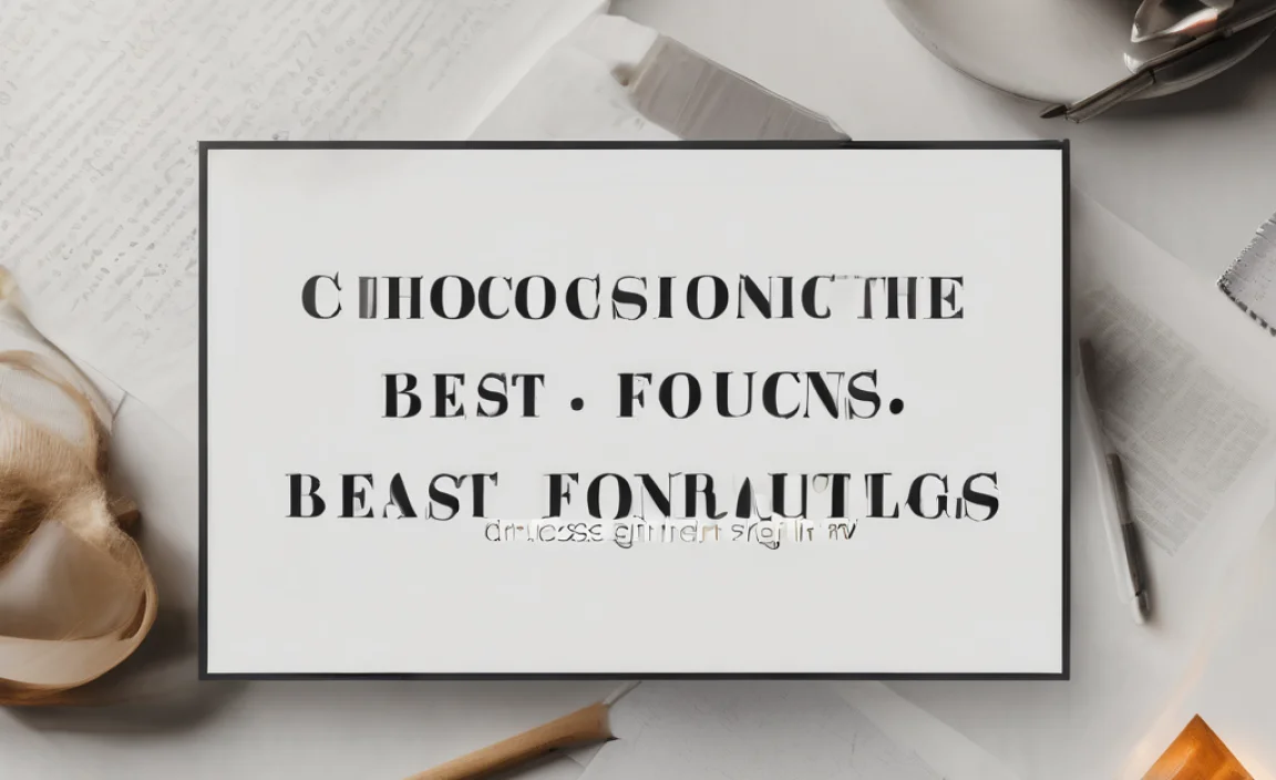 Choosing the Right Font Size