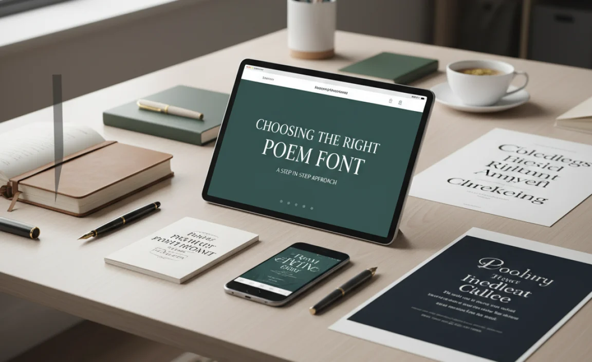 Choosing the Right Poem Font: A Step-by-Step Approach