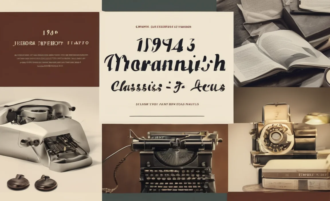 Classic Features Of 1940s Fonts