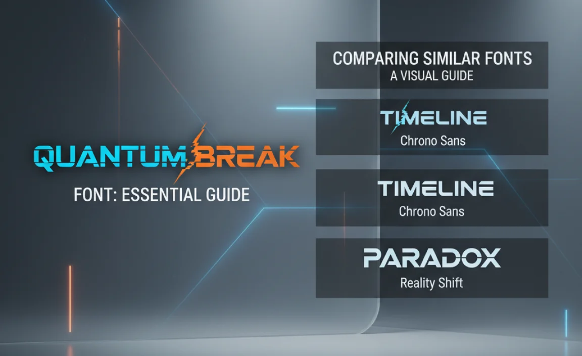 Comparing Similar Fonts: A Visual Guide