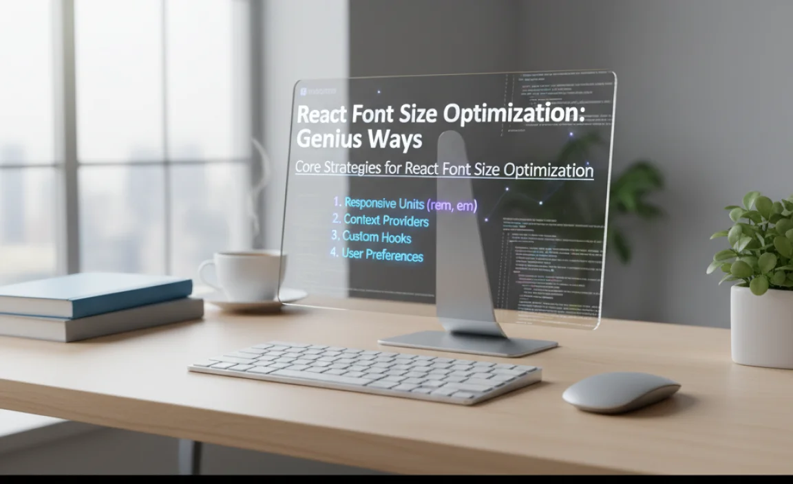 Core Strategies for React Font Size Optimization