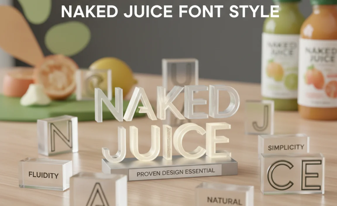 Deconstructing the Naked Juice Font Style