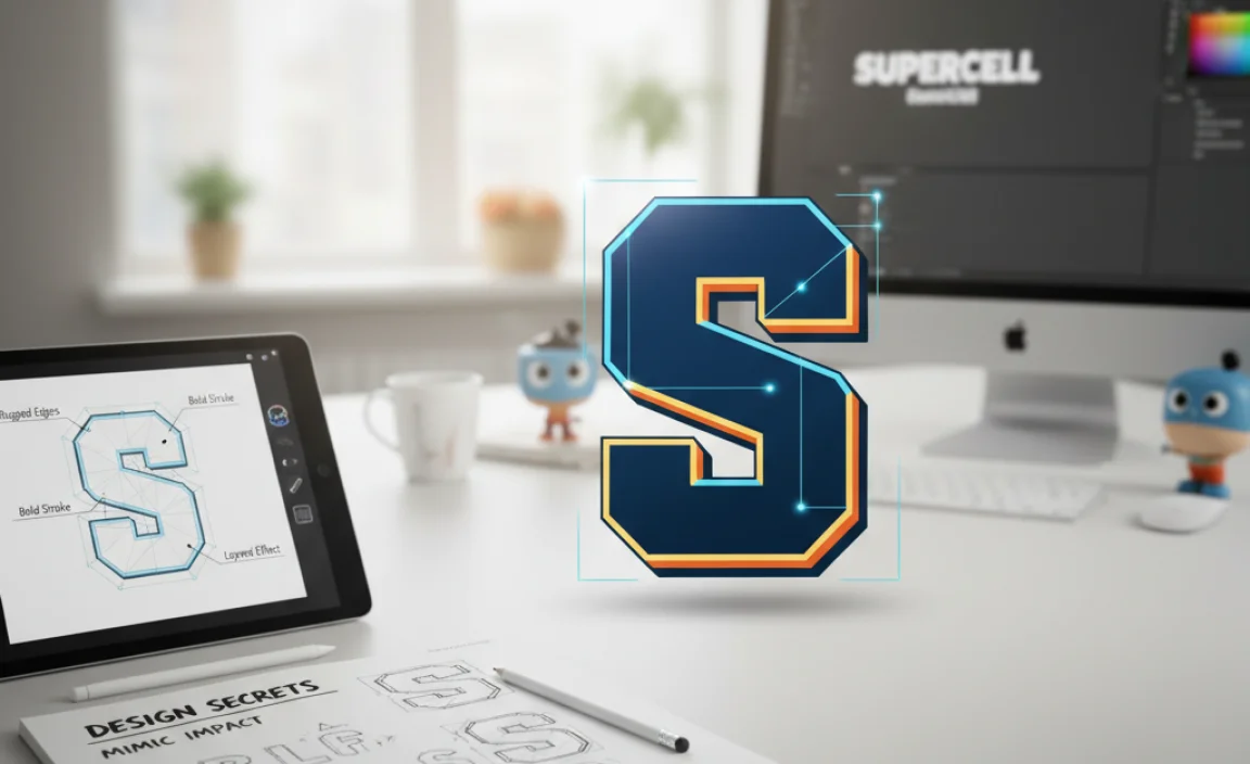 Design Secrets: How to Mimic the Supercell Logo Font&#8217;s Impact