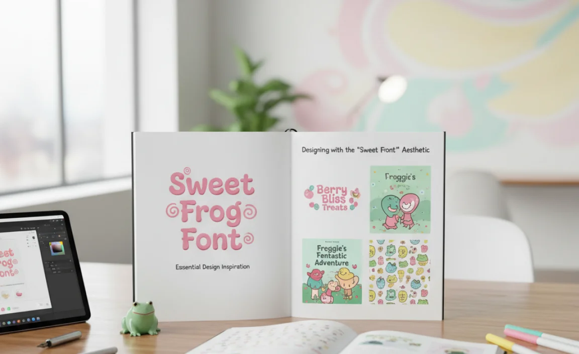 Designing with the &#8220;Sweet Frog Font&#8221; Aesthetic
