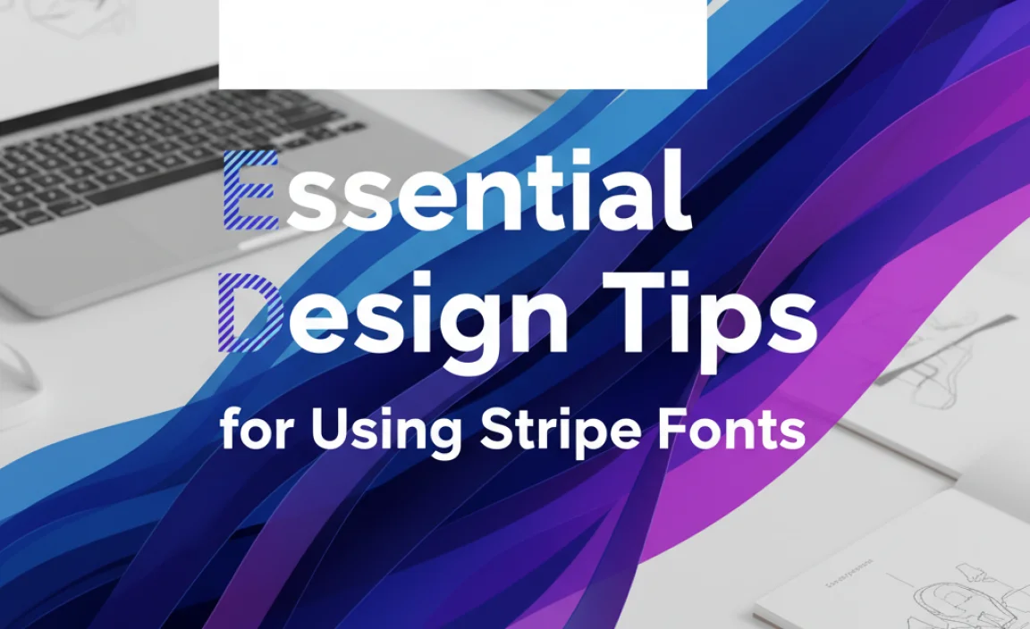 Essential Design Tips for Using Stripe Fonts