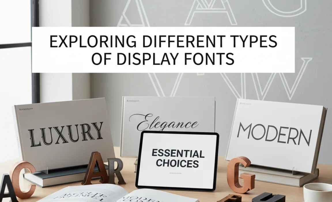 Exploring Different Types of Display Fonts