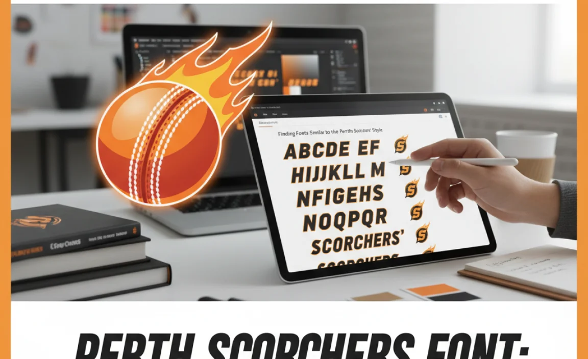 Finding Fonts Similar to the Perth Scorchers’ Style