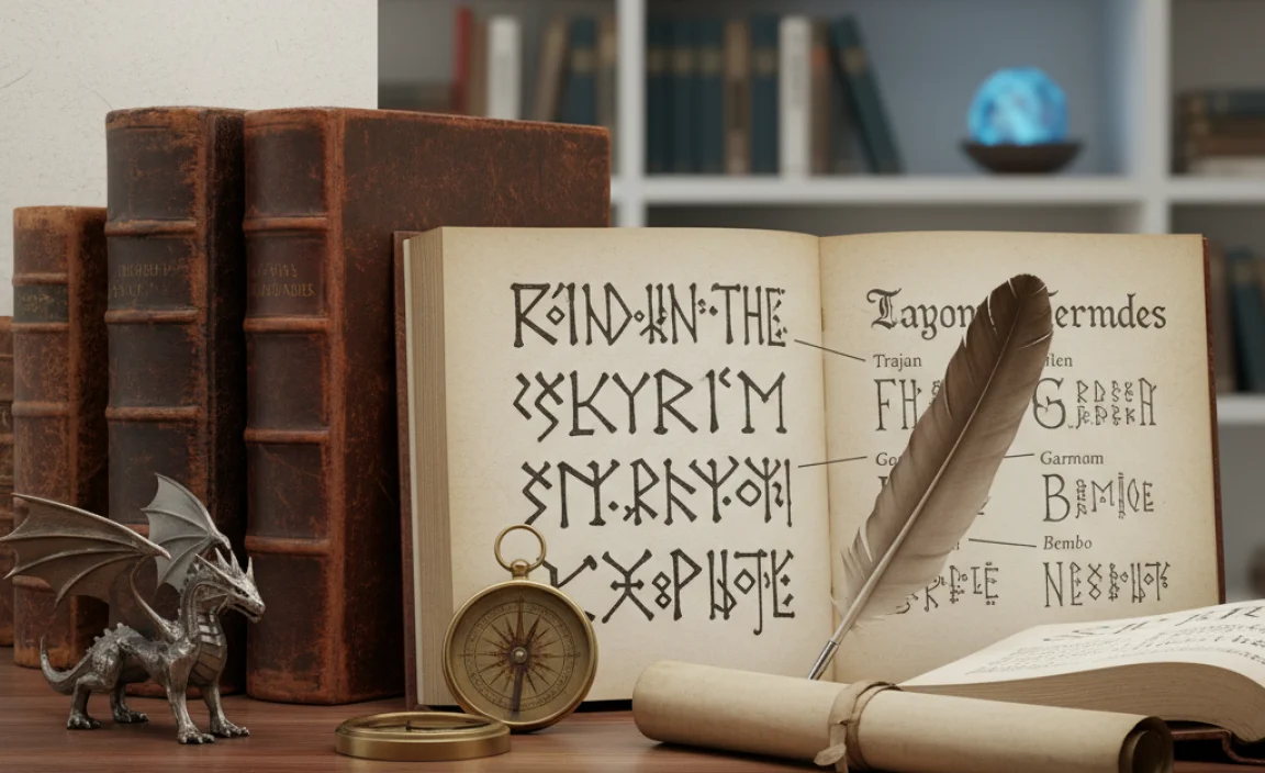 Finding the “Skyrim Font”: Real Fonts and Close Relatives