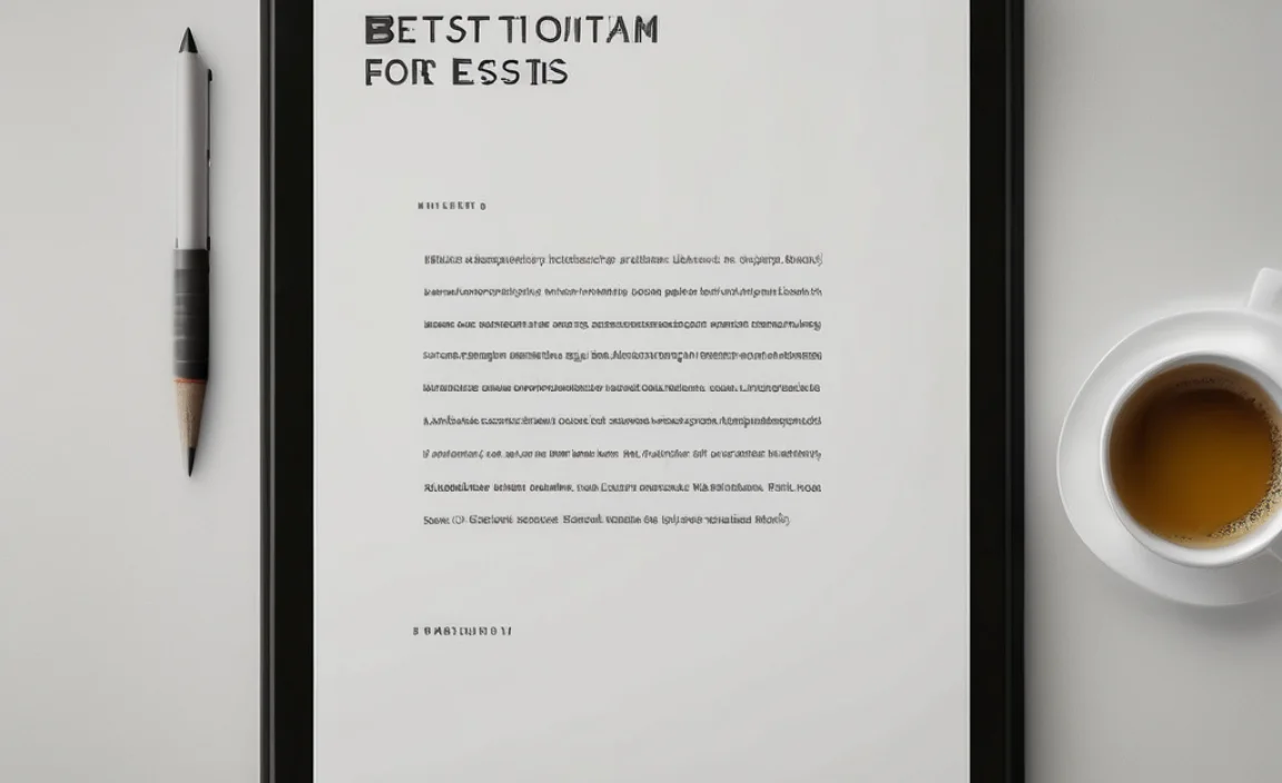 Fonts and Academic Standards