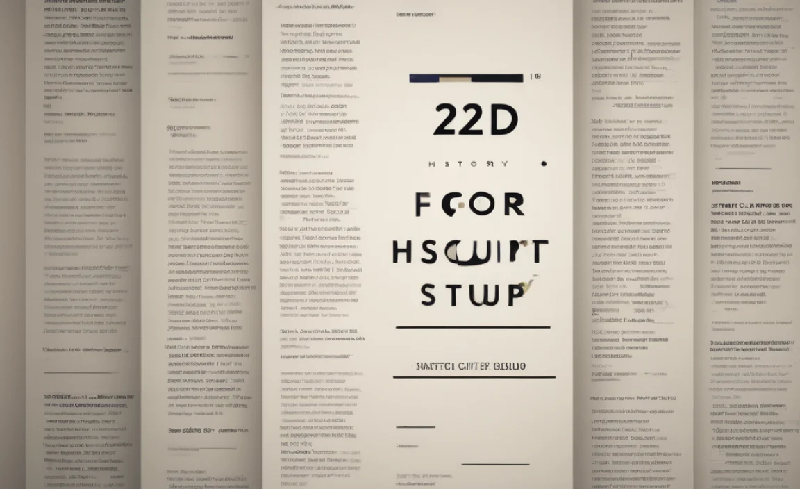 History of 2D Fonts