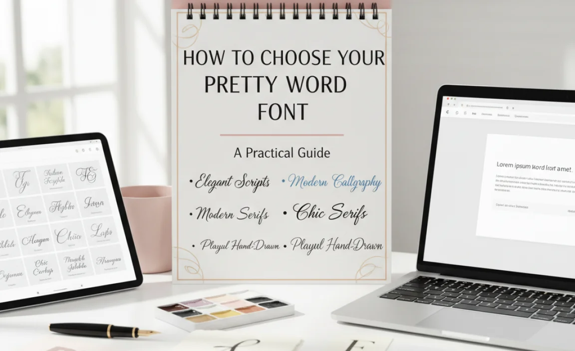 How to Choose Your Pretty Word Font: A Practical Guide