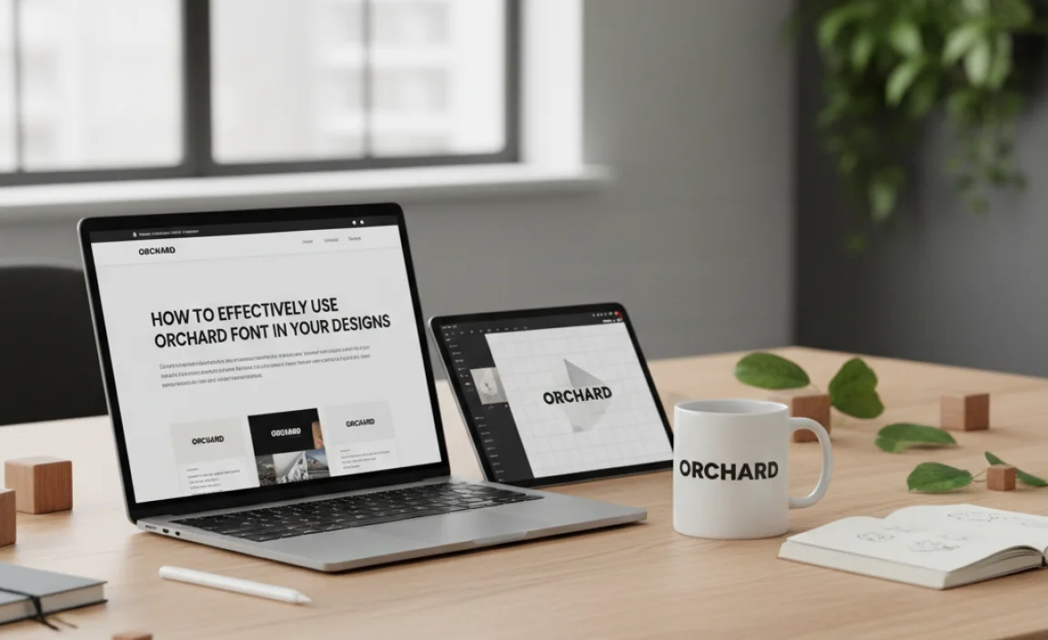 How to Effectively Use Orchard Font in Your Designs