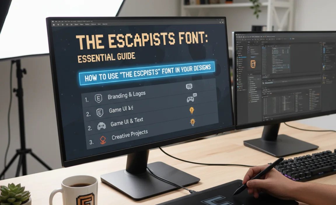 How to Use “The Escapists” Font in Your Designs