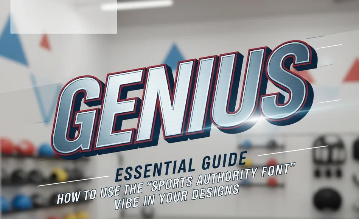 How to Use the &#8220;Sports Authority Font&#8221; Vibe in Your Designs