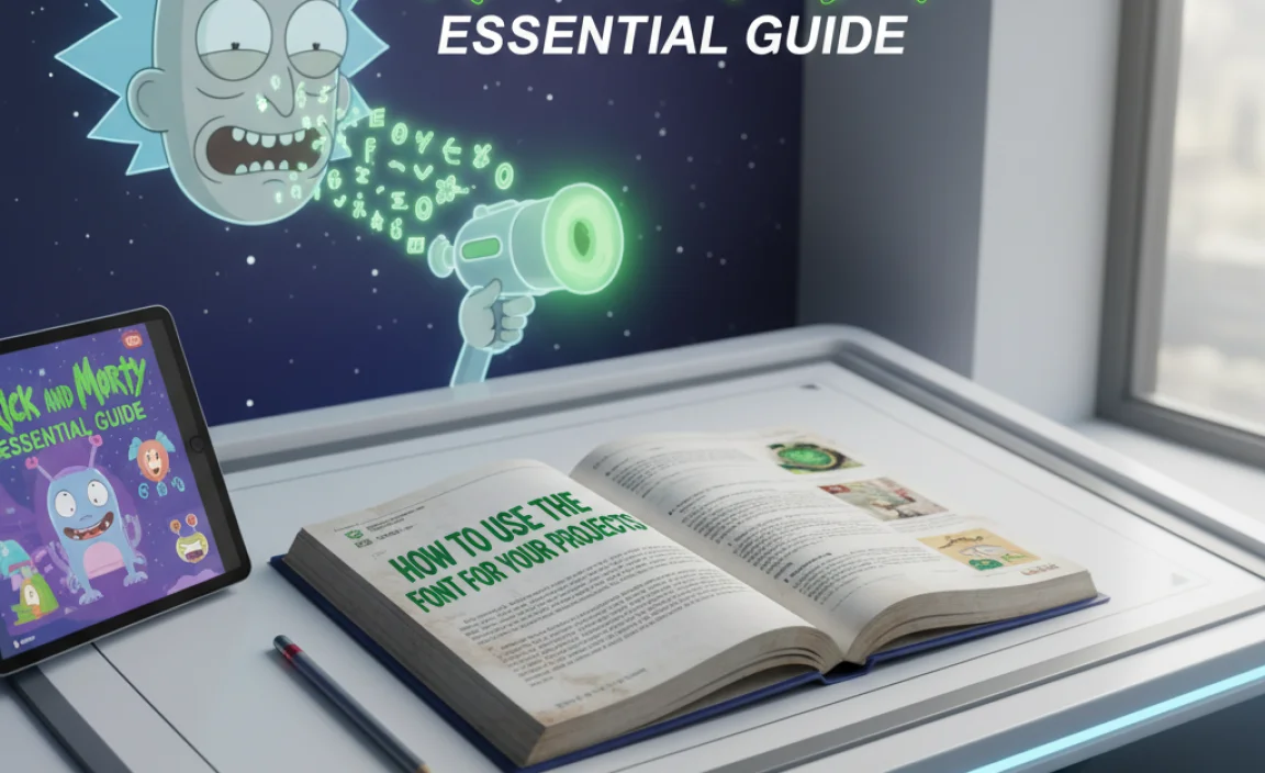 How to Use the Rick and Morty Font for Your Projects