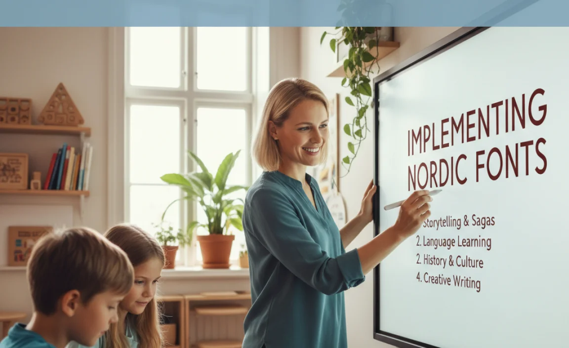 Implementing Nordic Fonts in Your Teaching and Materials