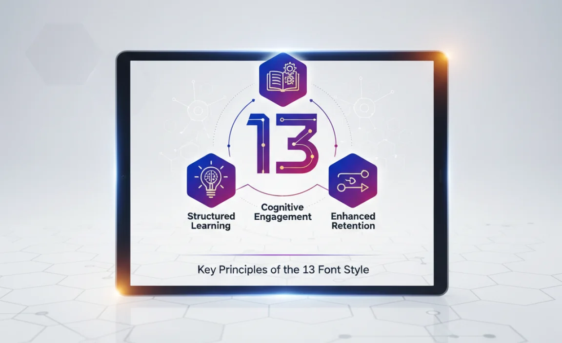 Key Principles of the 13 Font Style