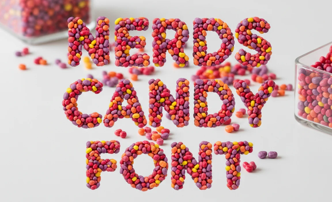 Nerds Candy Font: Essential, Genius Design